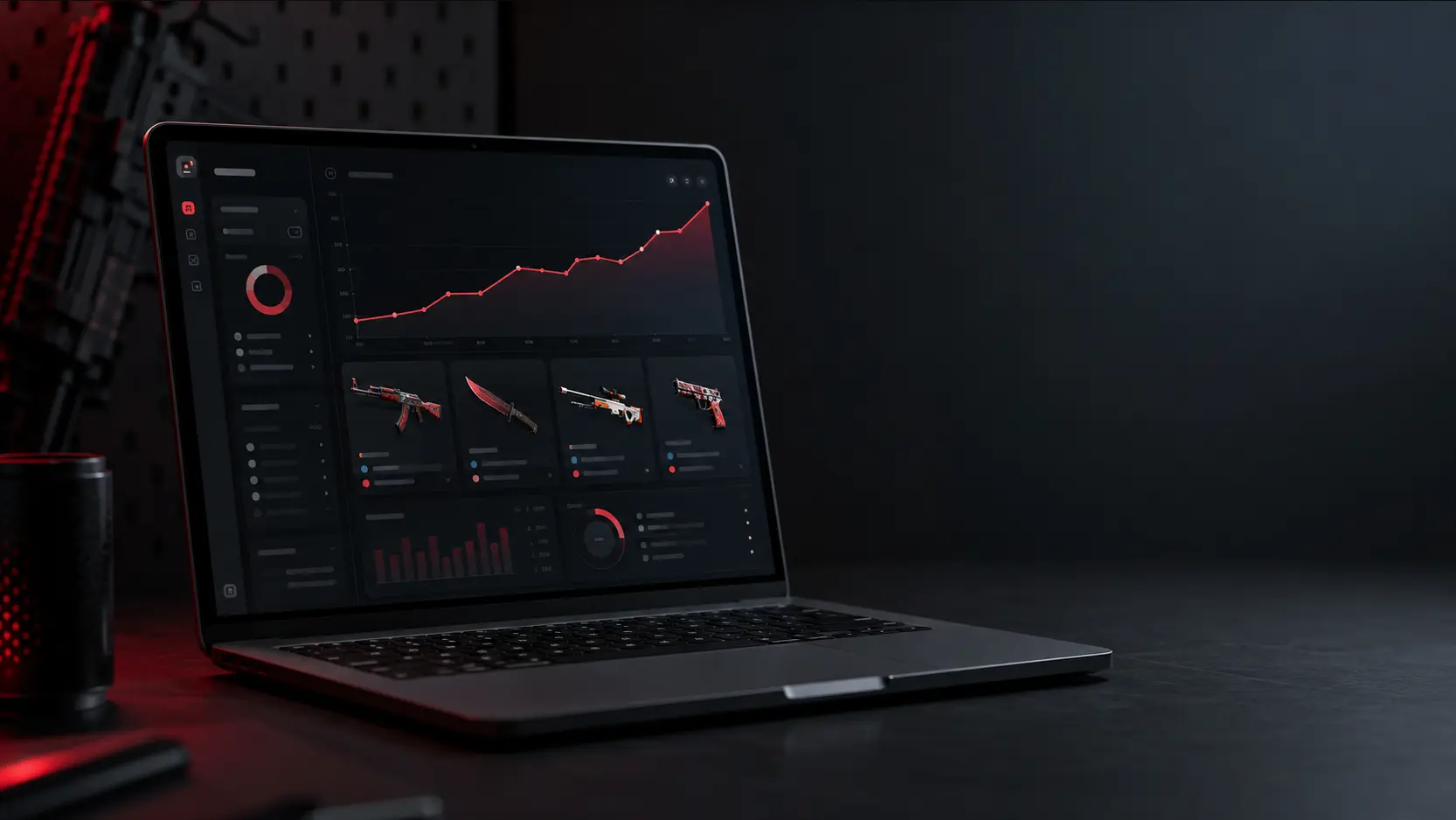 CS2 skin portfolio tracking concept